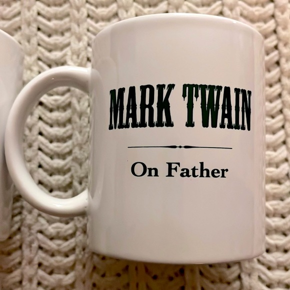 ❣️Mark Twain White Red Blue His & Hers Home Kitchen Black Tea Coffee Mugs (x2)❣️ - Picture 2 of 9
